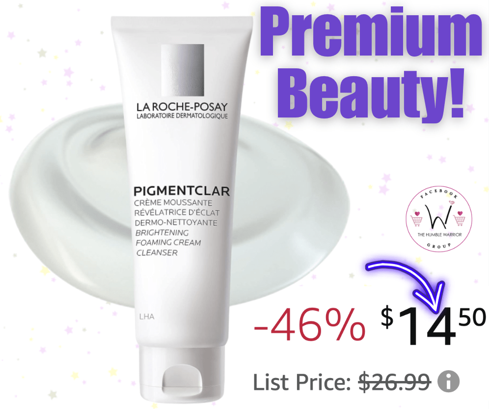 La Roche Posay Pigmentclar Brightening Facial Cleanser!